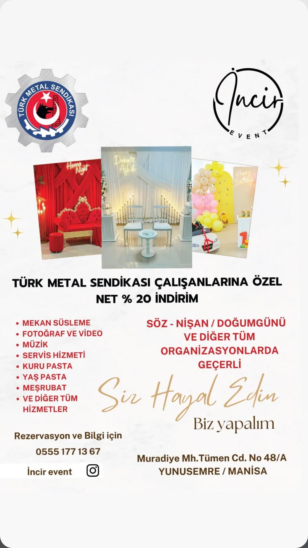 İncir Event- Manisa Davet Salonu
